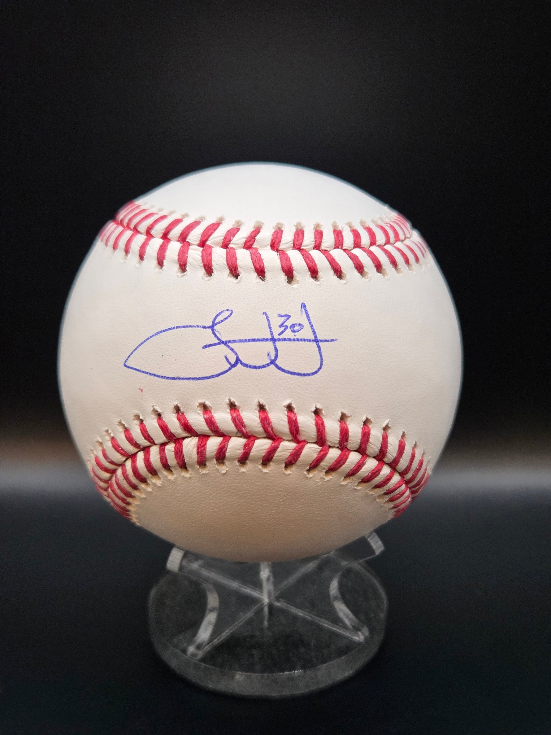 Luke Weaver NY Yankees Signed/Autographed OMLB Baseball image 0