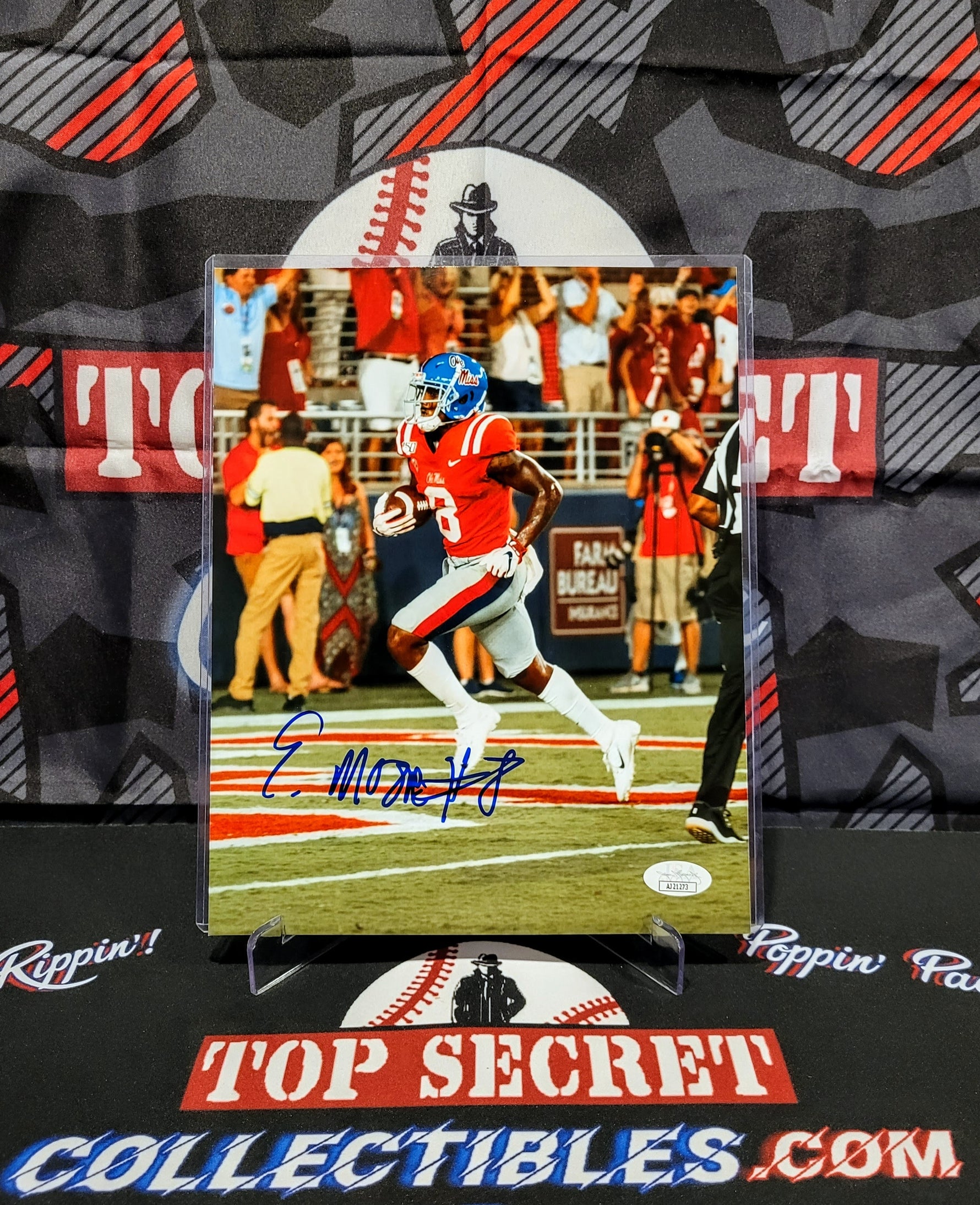 Elijah Moore Ole Miss Rebels/Browns Autographed Signed 8x10 - JSA COA image 0