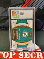 Jaylen Waddle Dolphins Select #DS-JWA Red Rookie Patch Graded - CSG 9 image 1