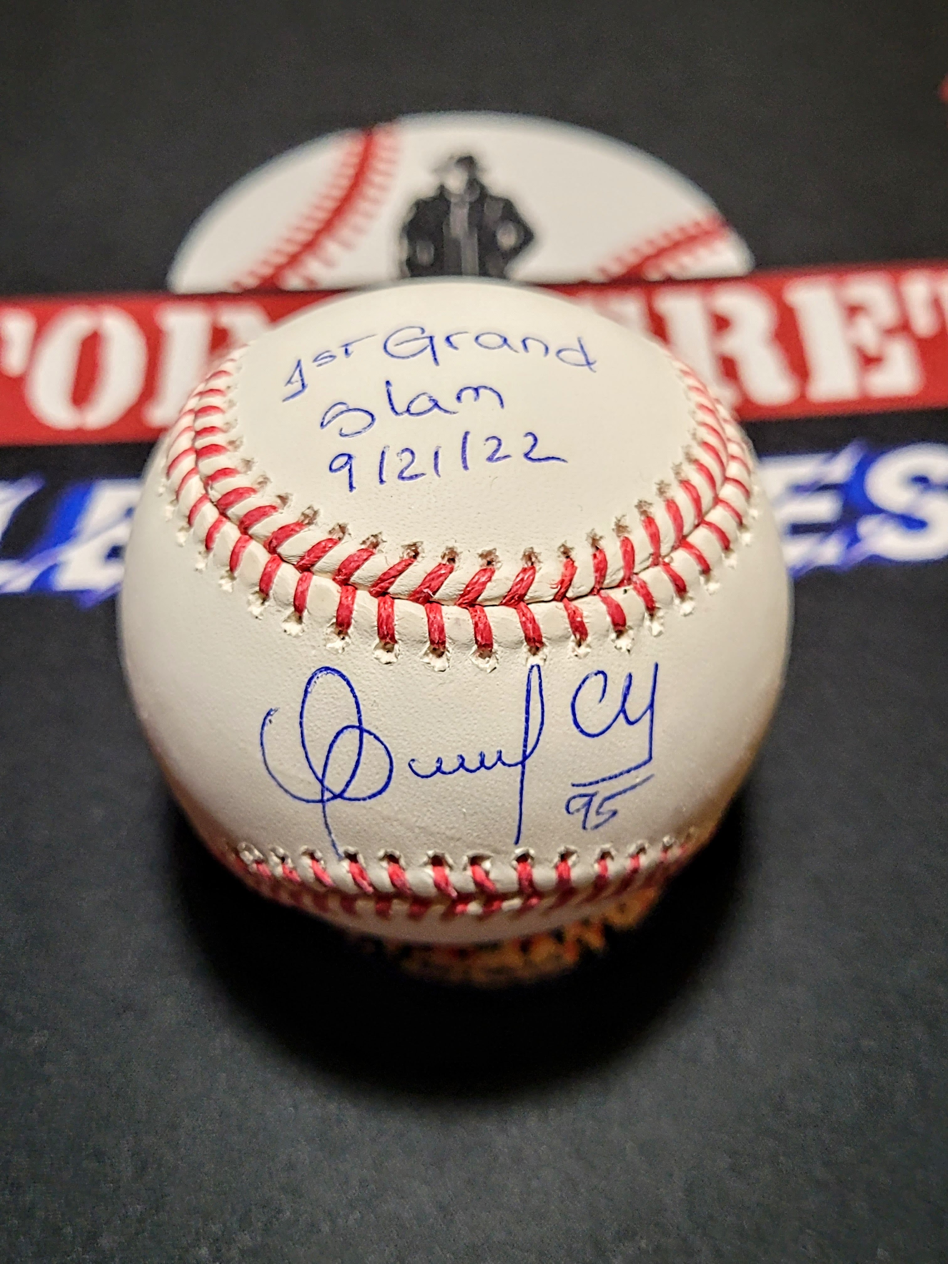 Oswaldo Cabrera w/ "1st Grand Slam" Inscription - Yankees image 0