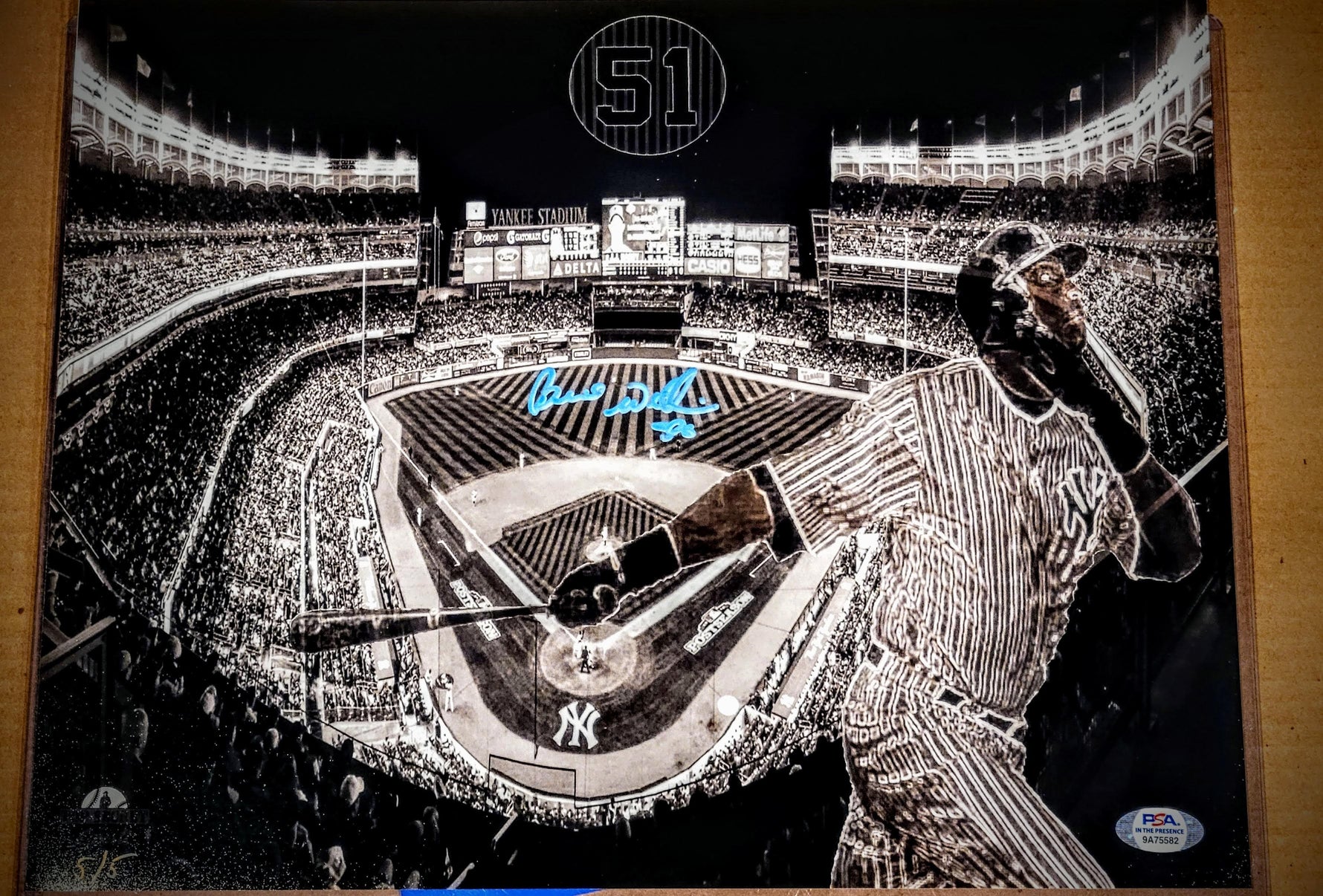 Bernie Williams Signed Limited Edition 11x14: Choose Your Ink image 0