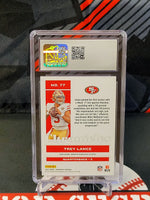 Trey Lance 49ers Chronicles #77 Pink Rookie Graded - CSG 9 image 1
