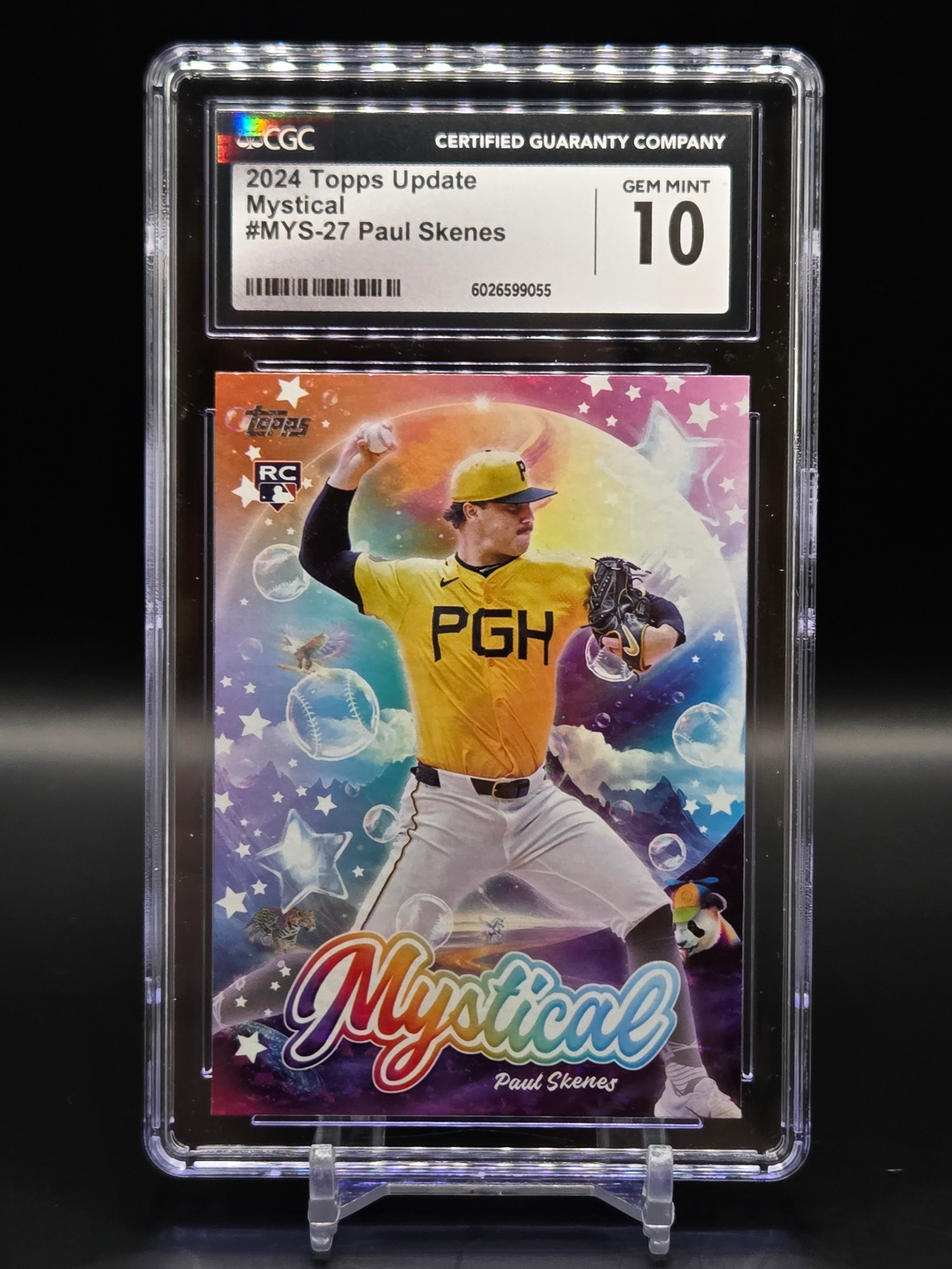 Paul Skenes Pirates 2024 Topps Mystical #MYS-27 - Graded 10 image 0