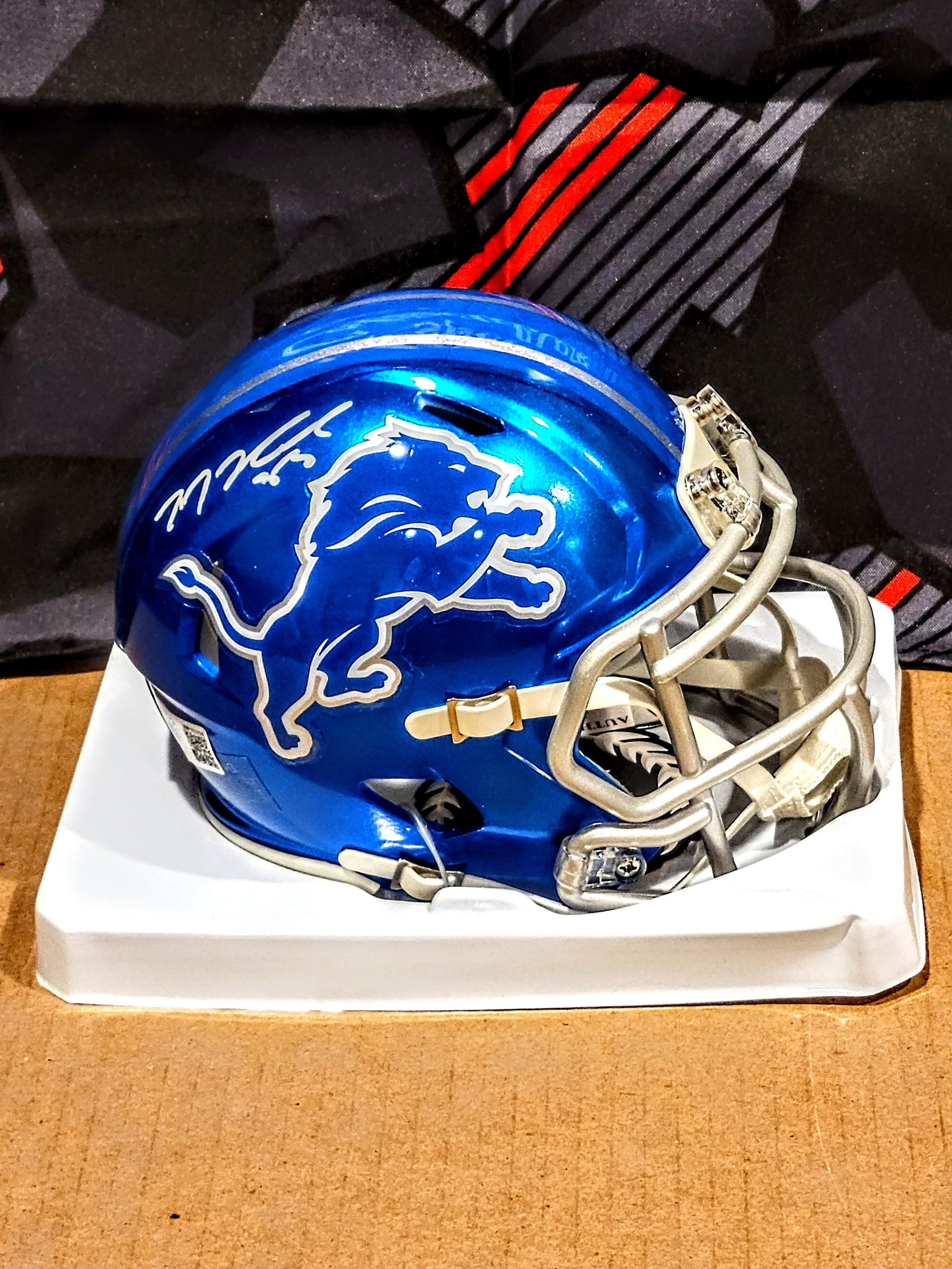 TJ Hockenson Flash Mini Helmet image 0
