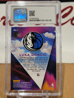 Luka Doncic Mavricks Panini Recon Blue /99 Sky's The Limit  - CSG 9 image 2