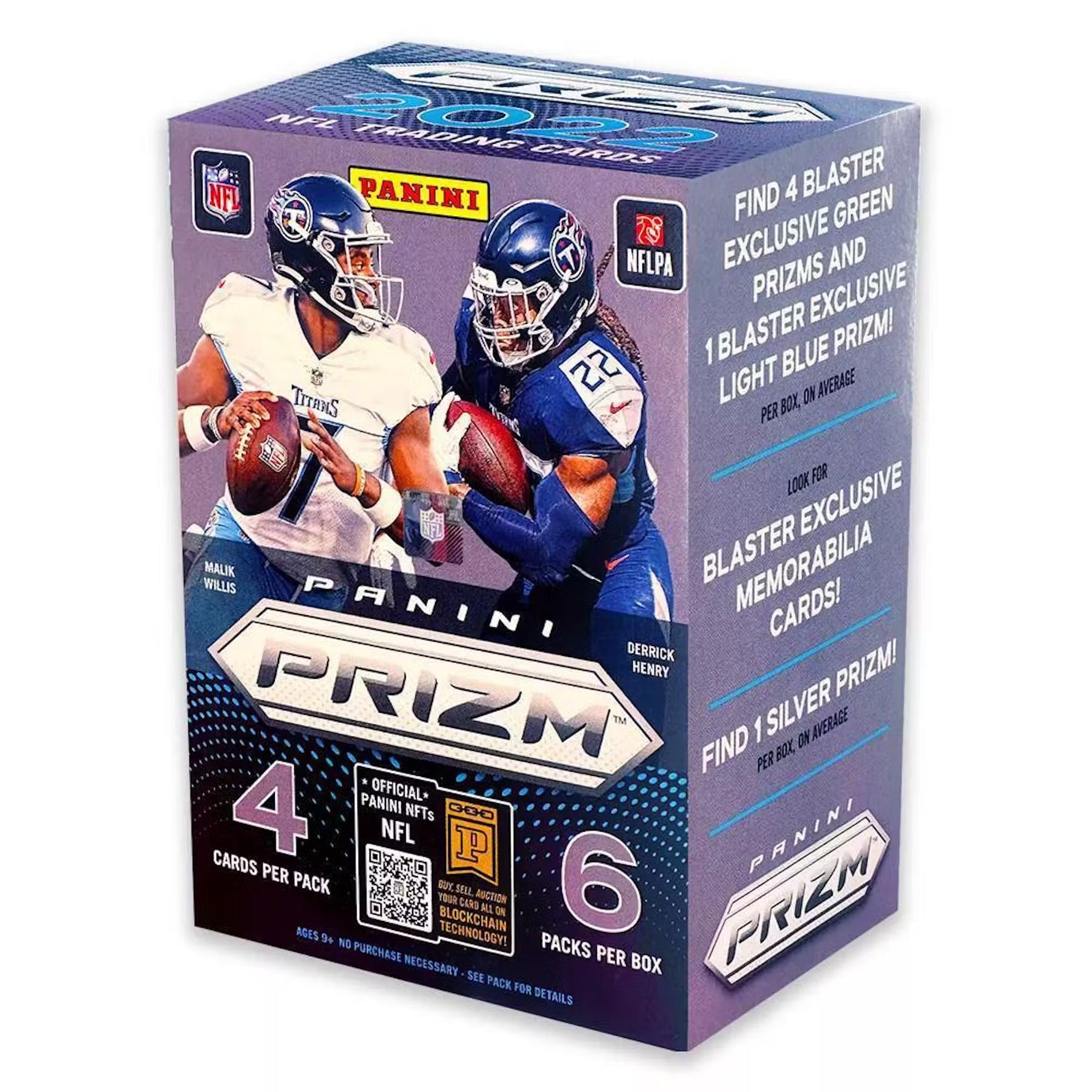 2022 NFL Football Panini Prizm Blaster Box image 0