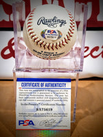 Bernie Williams NY Yankees Logo Ball image 1