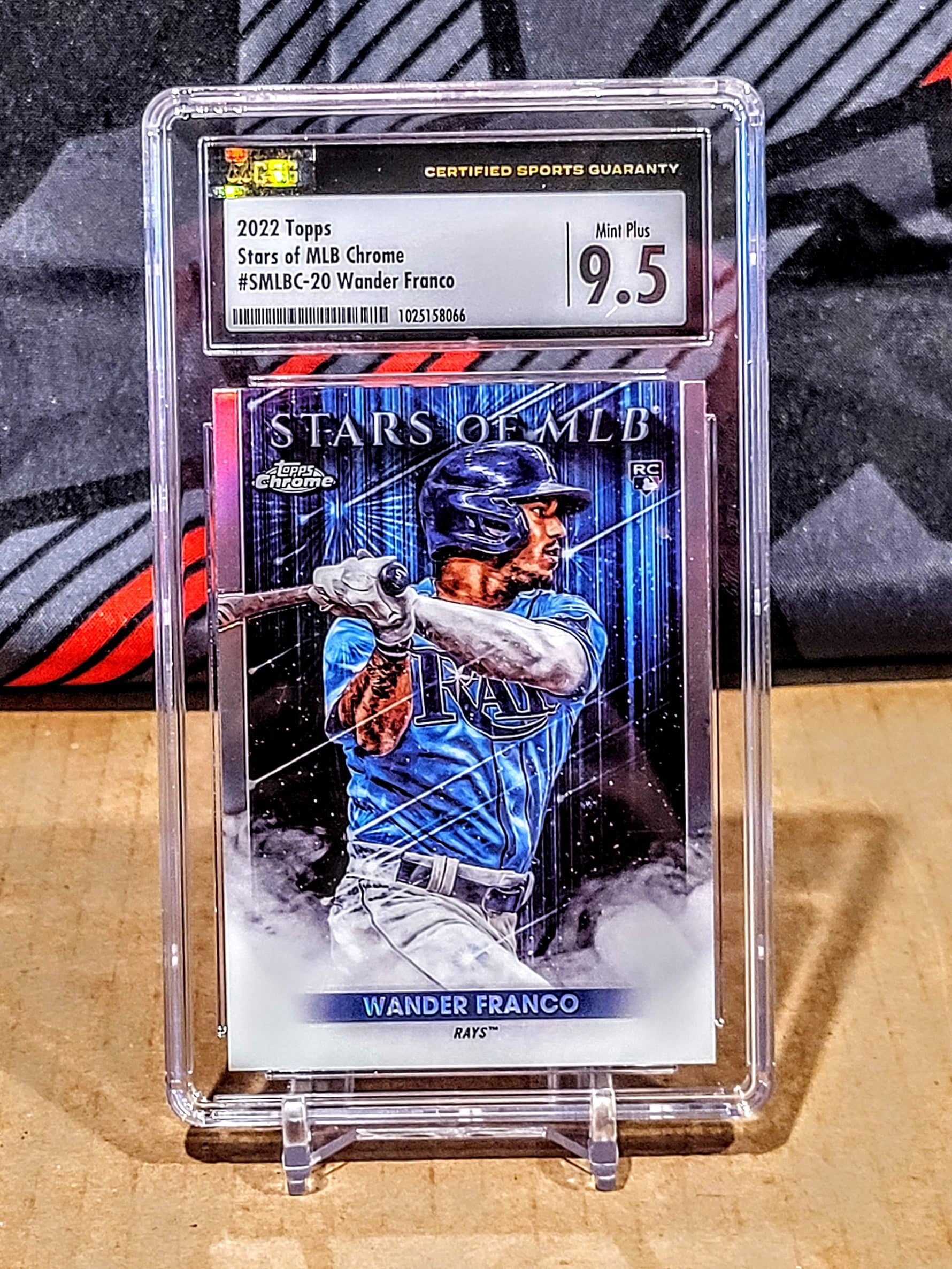 Wander Franco Rays Topps Stars RC - CSG 9 image 0
