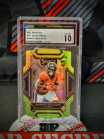 Javonte Williams Broncos Select Die Cut #257 Rookie Graded - CSG 10 image 0
