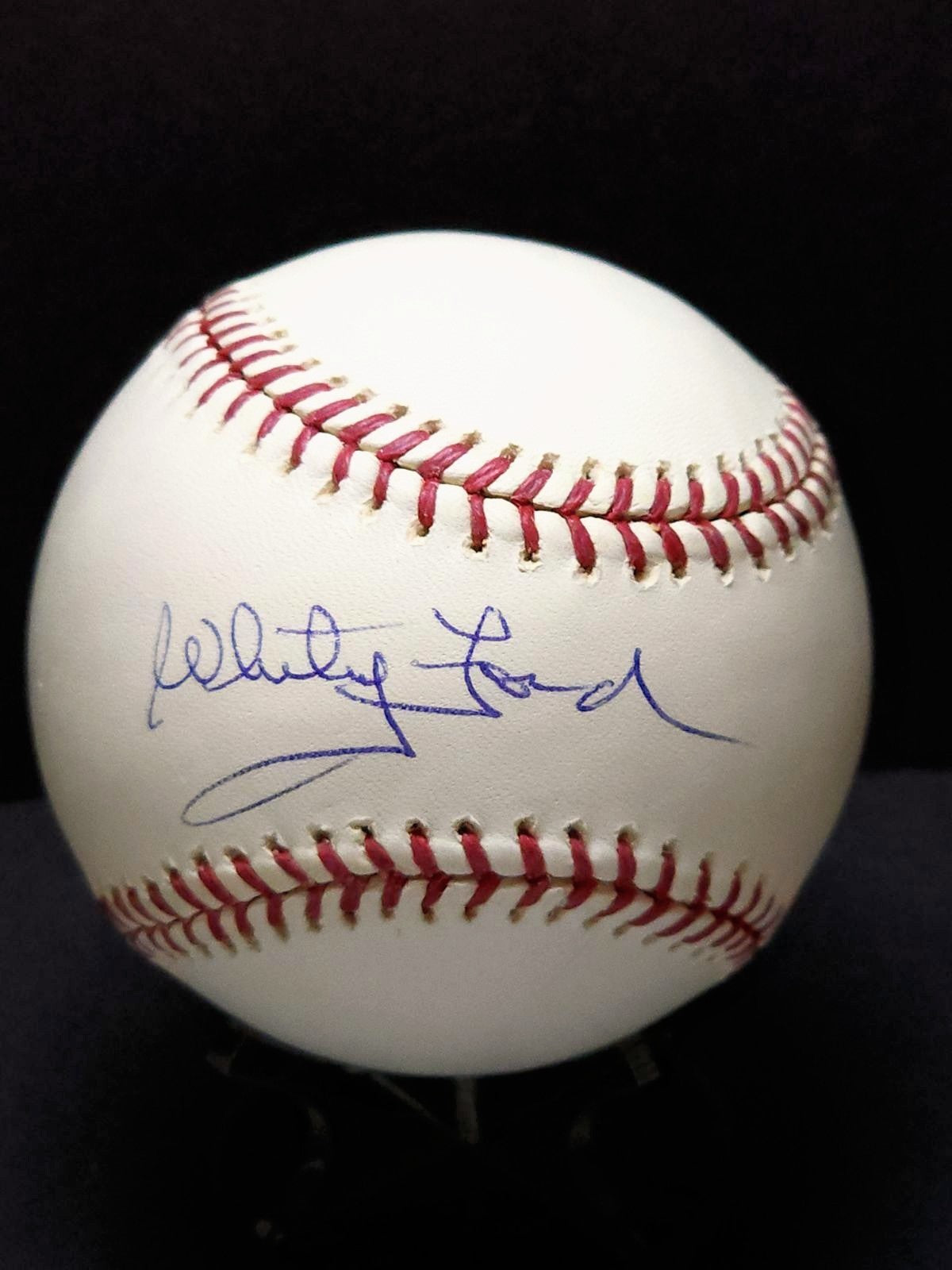 Whitey Ford Signed OMLB Baseball - Yankees image 0