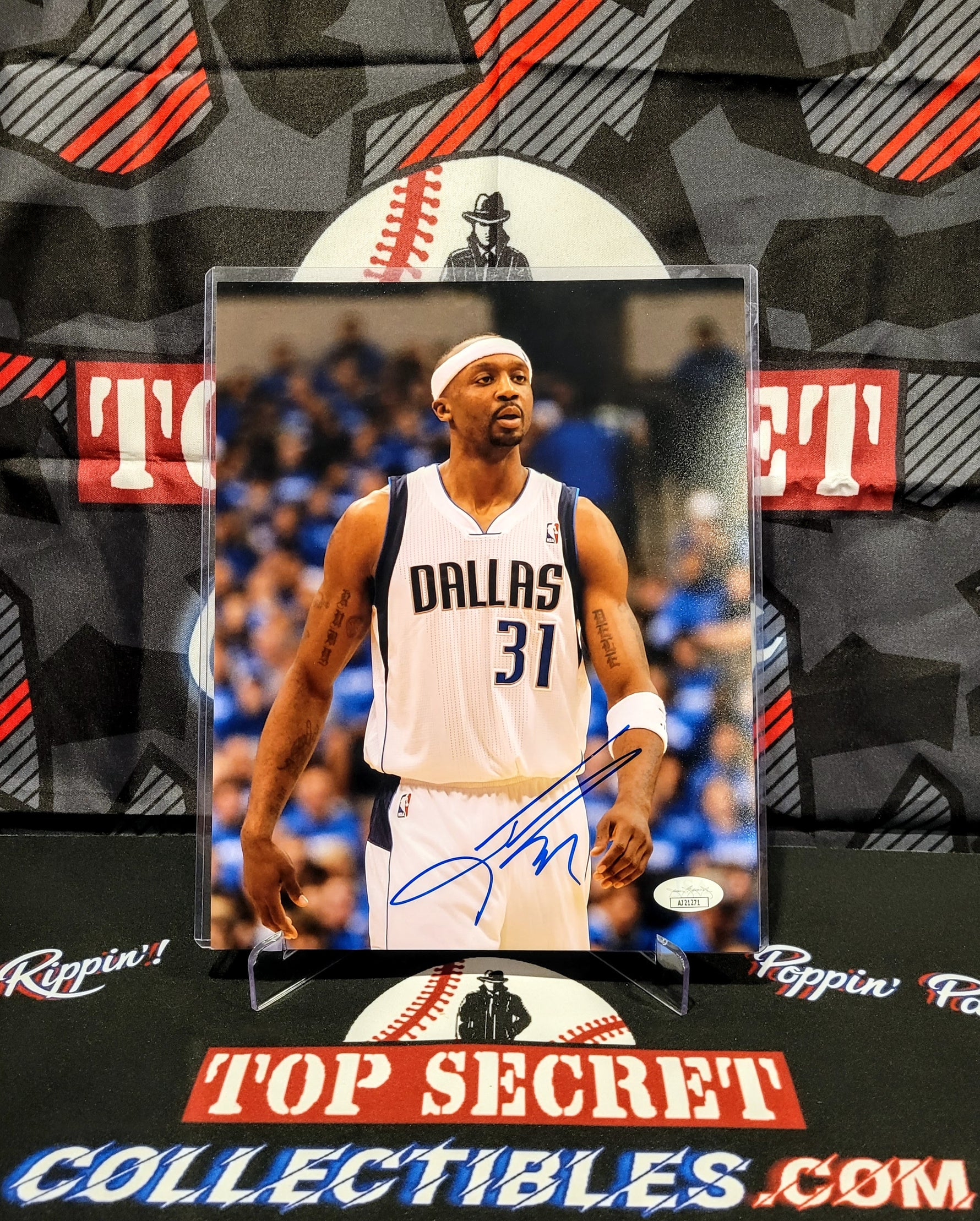 Jason Terry Dallas Mavericks Auto/Signed 8x10 Photo - JSA image 1