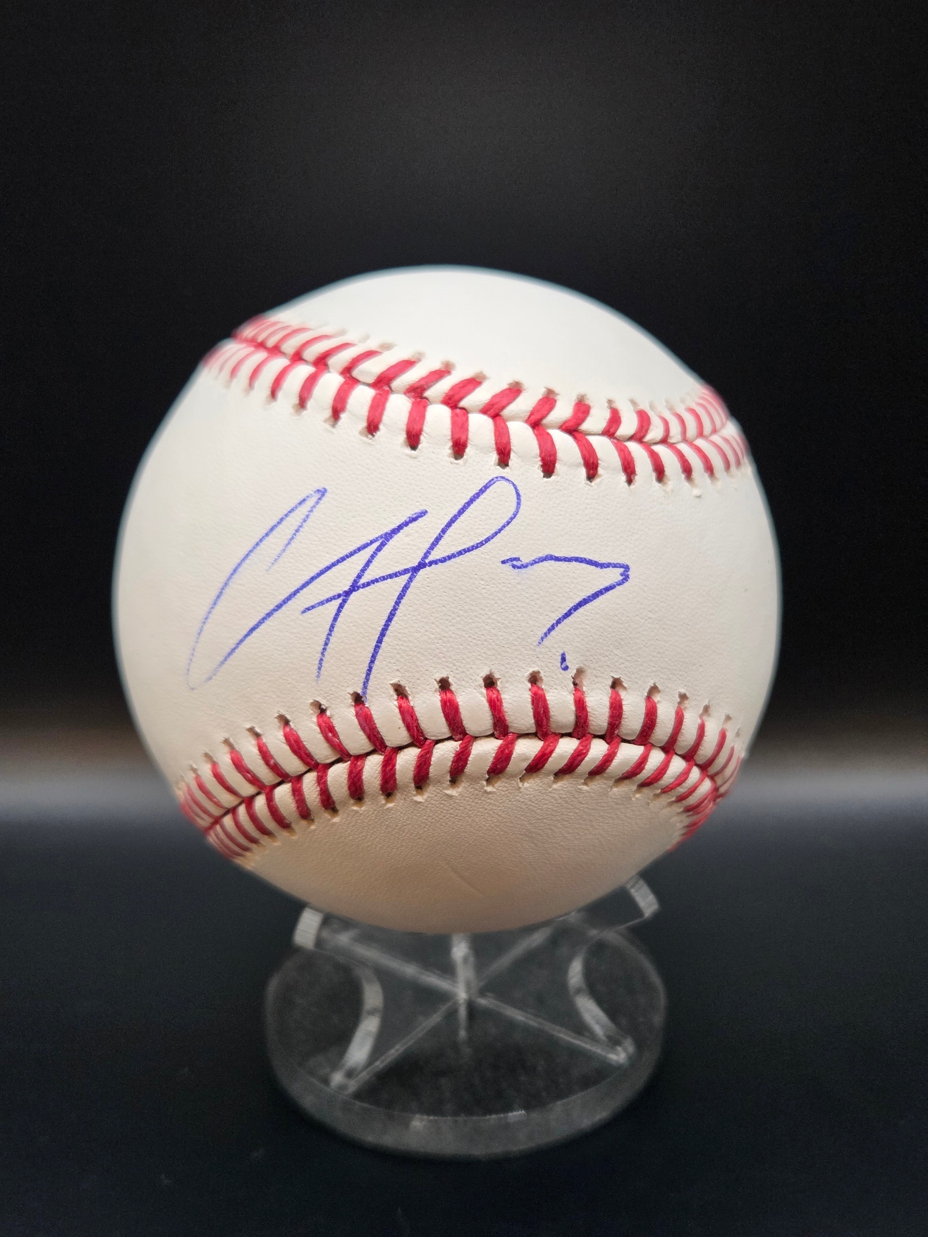 Francisco Alvarez NY Mets Signed/Autographed OMLB Baseball image 0