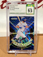 Cody Bellinger Prizm Illumination Blue Wave /60 - CSG 9.5 - Dodgers Yankees image 0