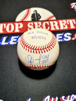 Oswaldo Cabrera w/ "MLB Debut" Inscription - Yankees image 0