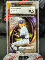 Shane Baz Rays RC 2022 Bowman Platinum Ice Graded - CSG 9.5 image 0