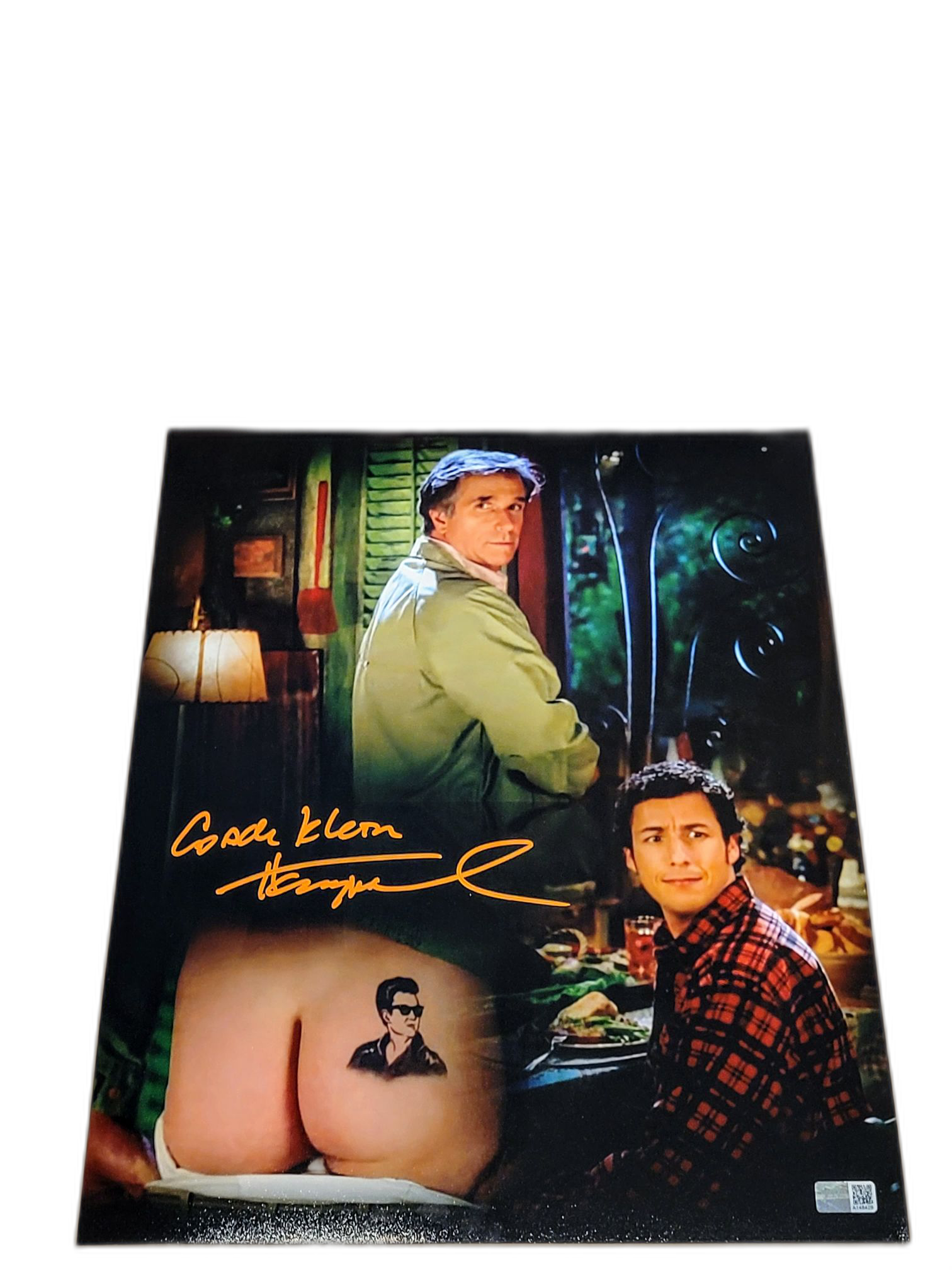 Henry Winkler The Waterboy Signed 11x14 - Coach Klein image 0