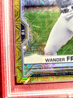 Wander Franco Rays - Bowman Chrome #240 Gold Refractor Rookie Card /50 - PSA 9 image 1