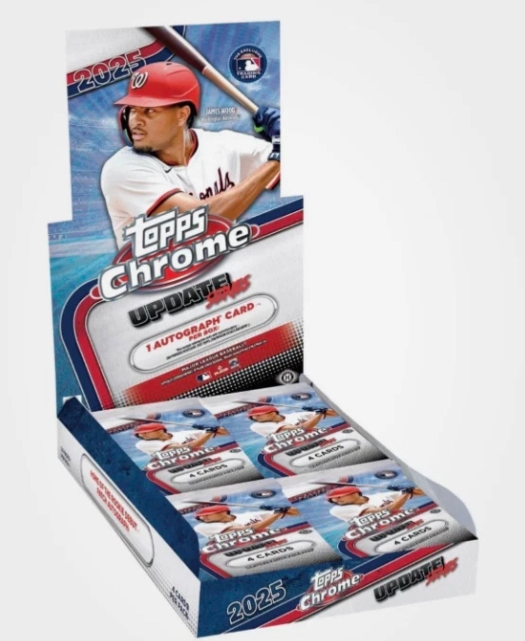 2025 Topps Chrome Update MLB Baseball Hobby Box image 0