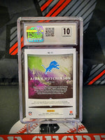 Aidan Hutchinson Lions #171 RPA Rookie Patch Auto Graded - CSG 9 image 1