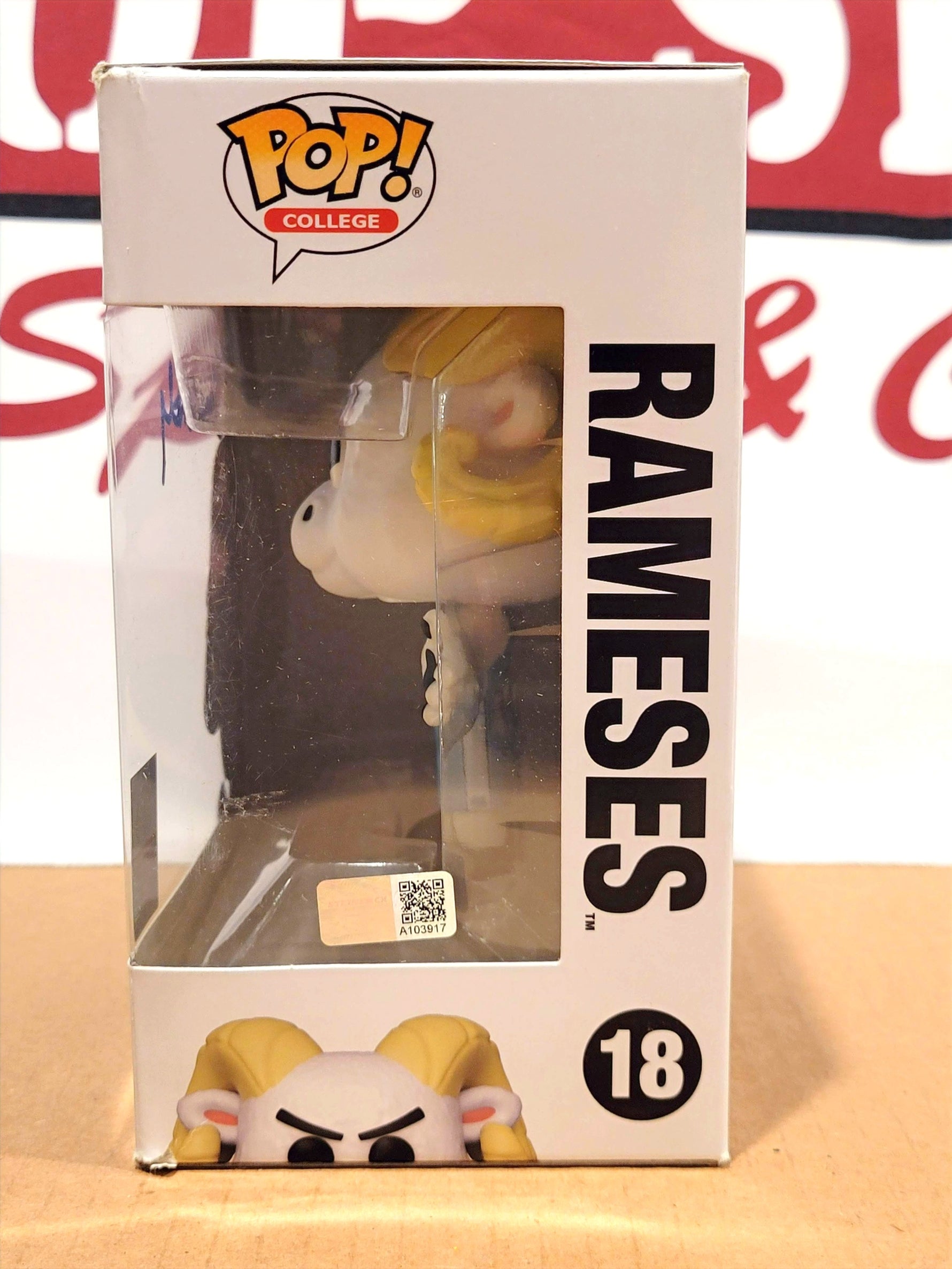 James Worthy Signed Rameses the Mascot POP! image 1