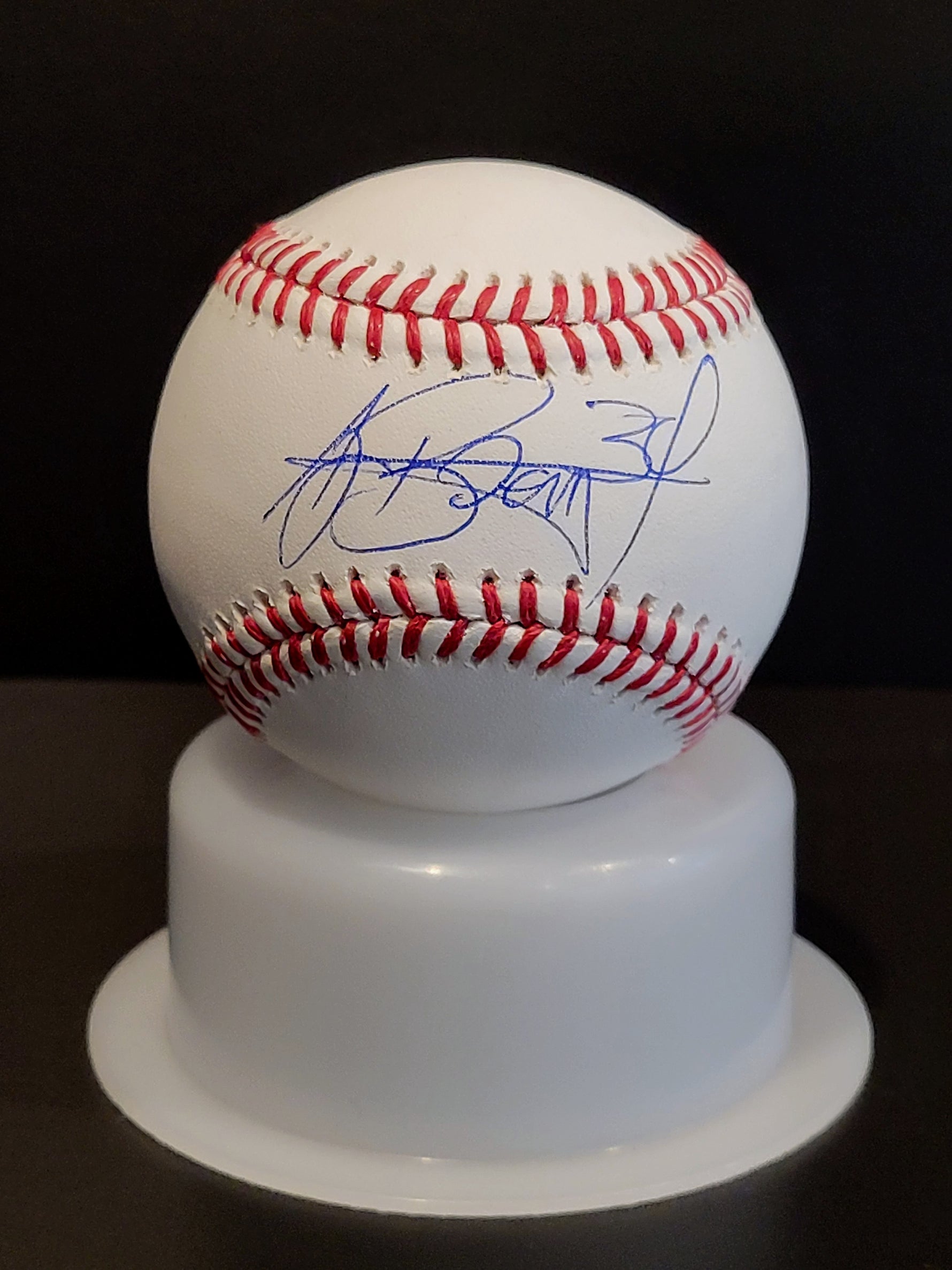AJ Burnett Signed OMLB Baseball - Yankees/Marlins image 0