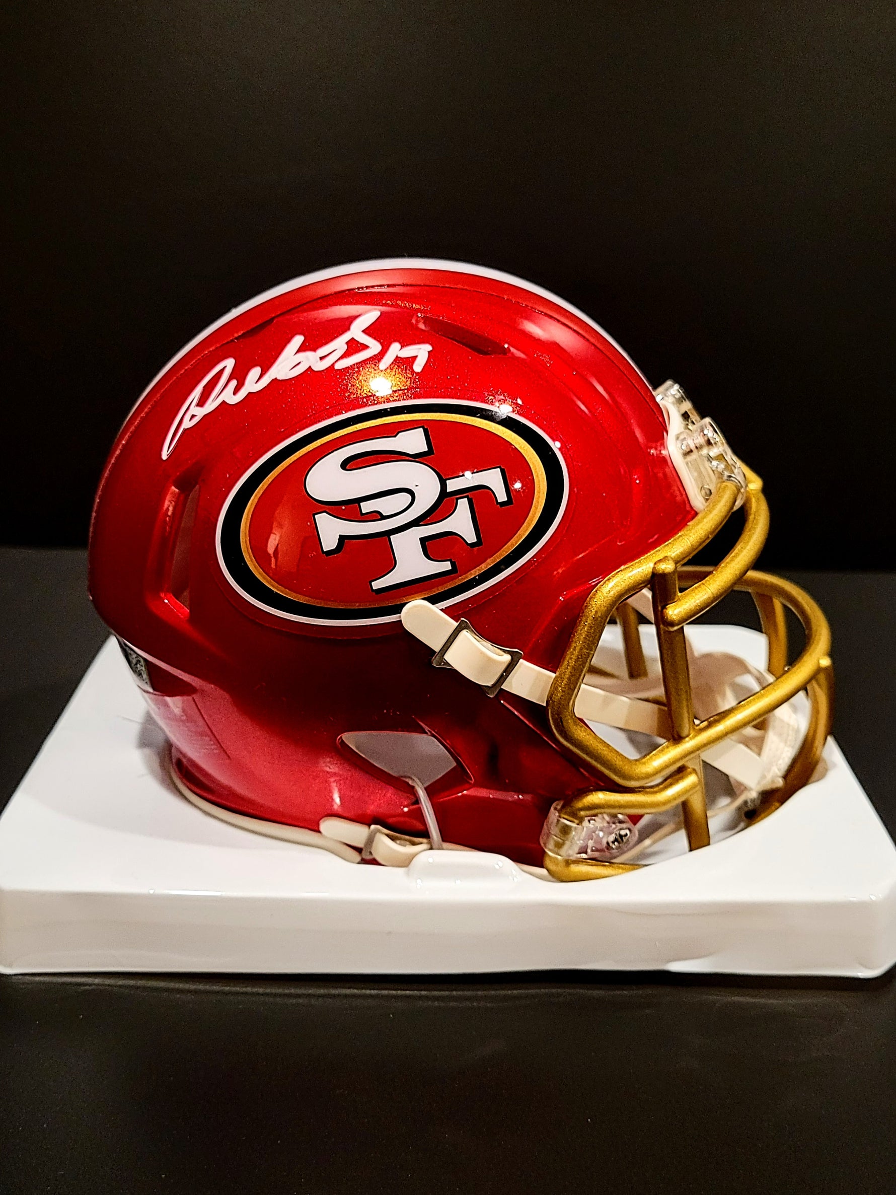 Deebo Samuel Signed/AUTO 49ers Flash Mini Helmet - Fanatics Coa image 0