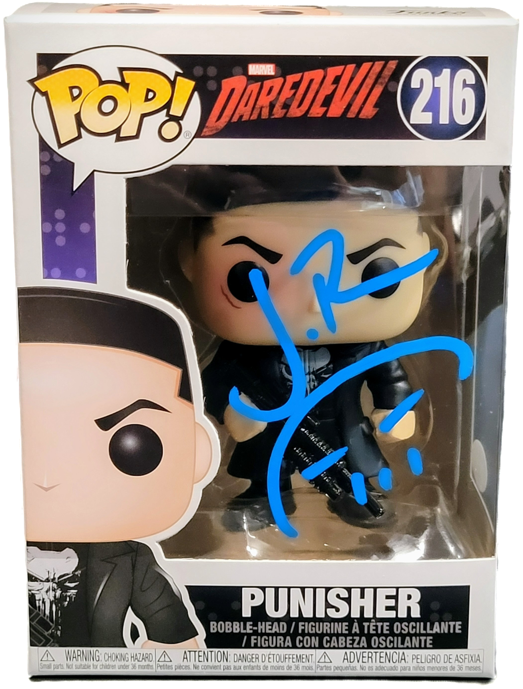 Marvel The Punisher - Jon Bernthal Signed Funko POP! - Punisher #216 Daredevil image 1