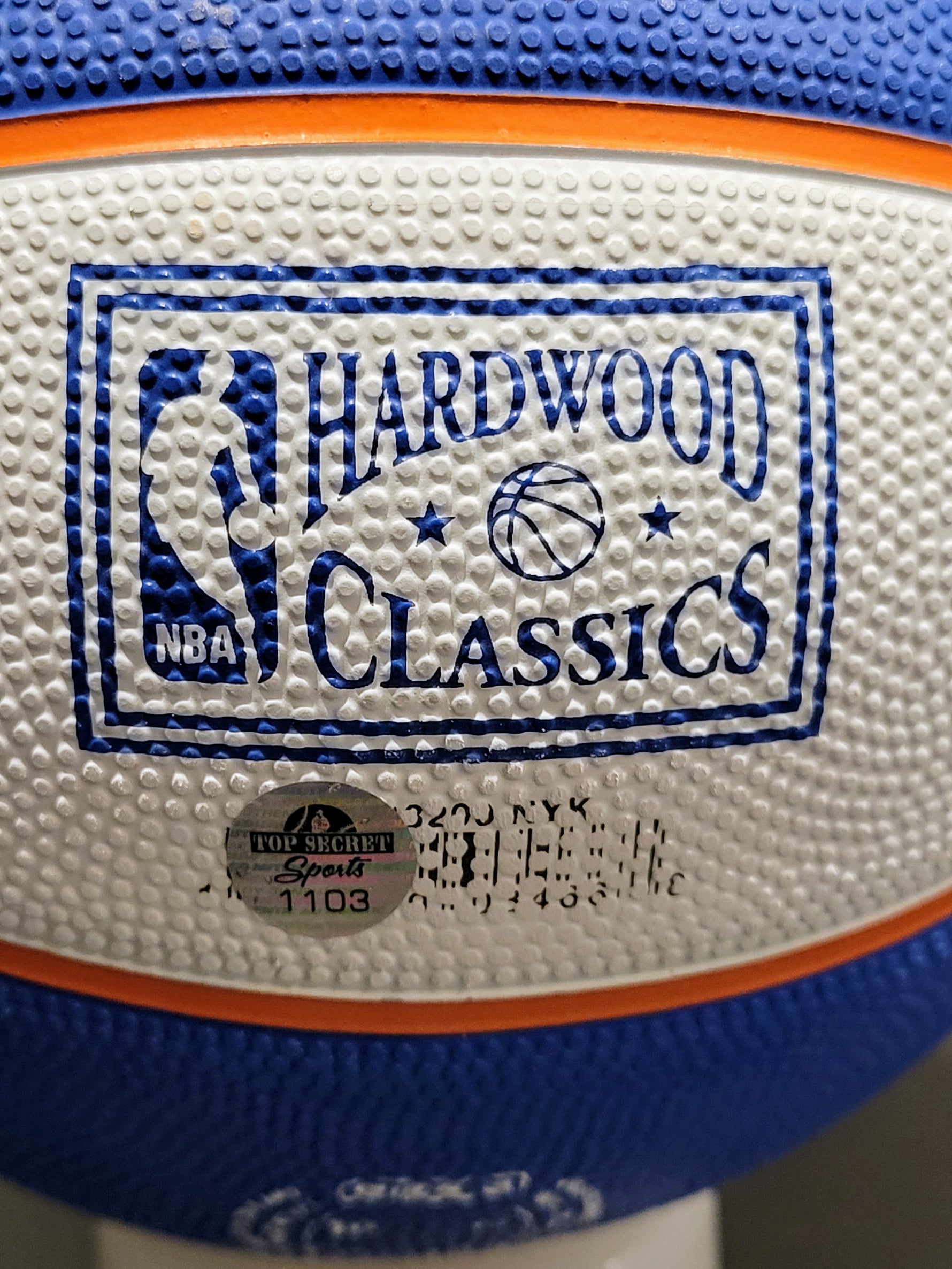 Miles McBride Signed NYK Wilson Classics Logo Mini Basketball - NY Knicks image 2