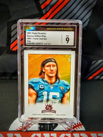 Trevor Lawrence Jaguars #GK-1 Rookie GridIron Kings Pink Graded - CSG 9 image 0