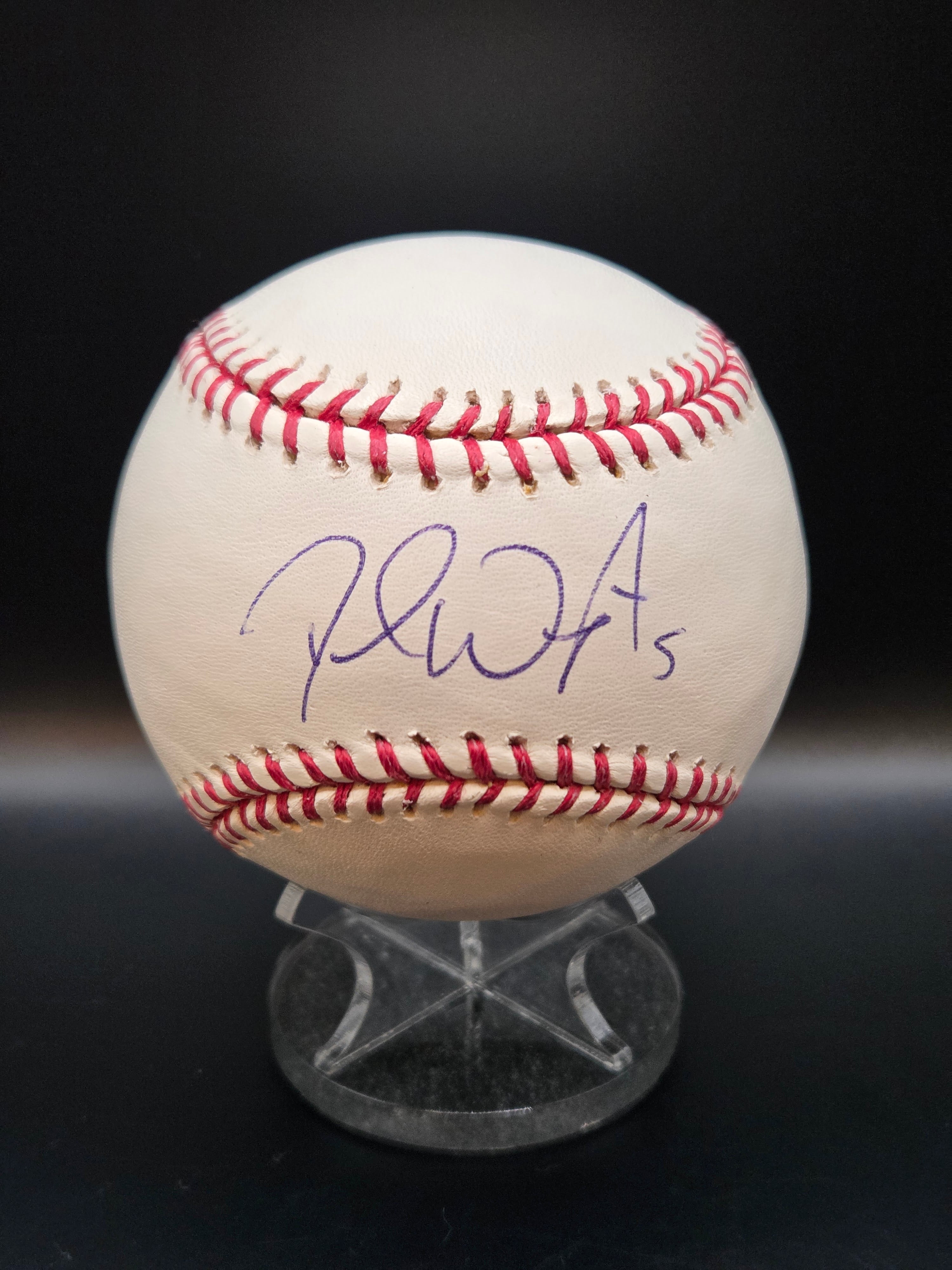 David Wright NY Mets Signed/Autographed OMLB Baseball image 0