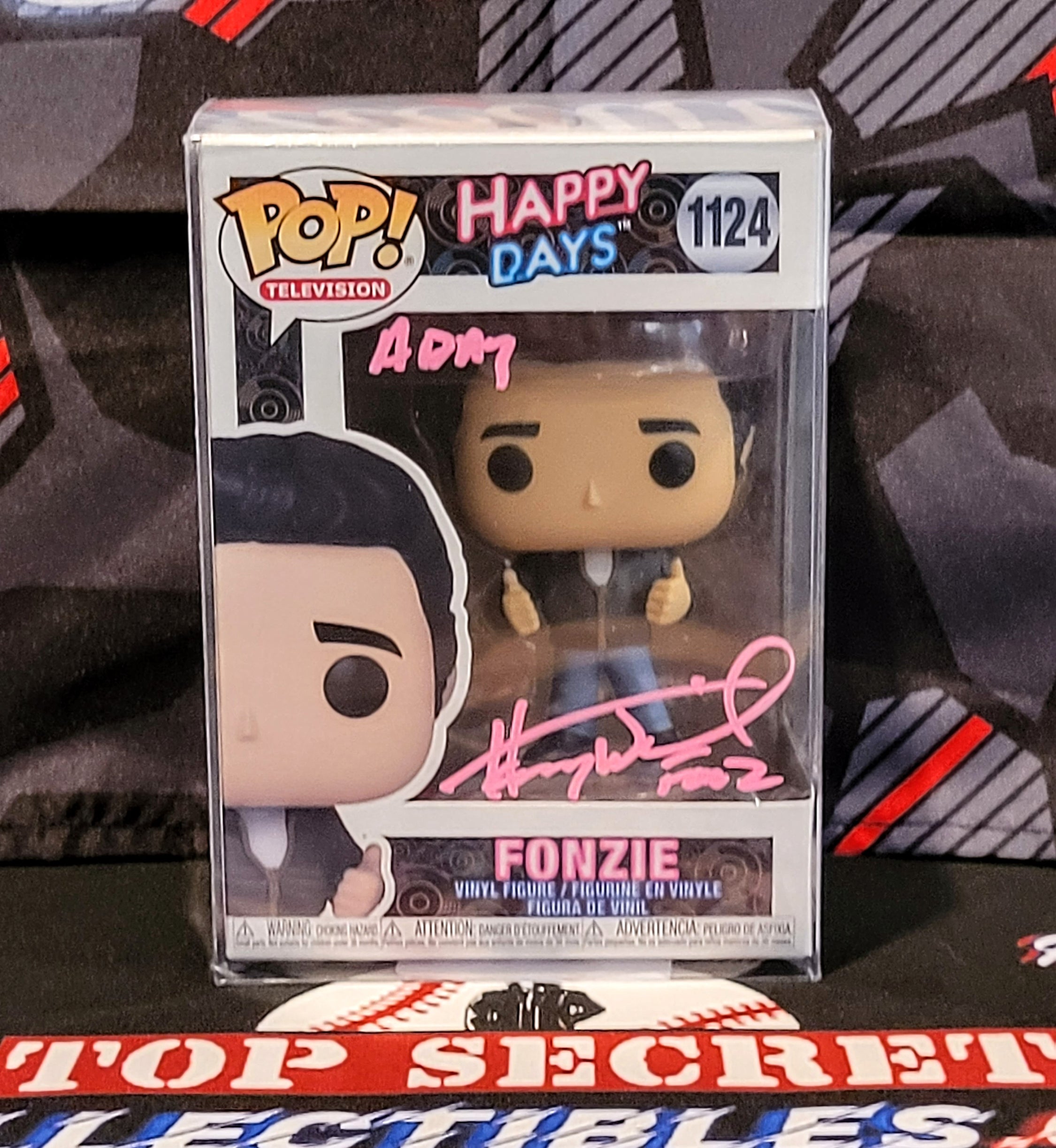 Happy Days - Henry Winkler Signed Funko POP! - Fonzie #1124 image 0