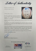 1998 Yankees Team signed OMLB with - Jeter, Posada, Williams, Brosius image 2