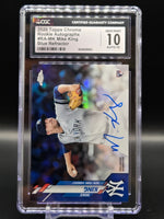 Mike King Yankees/Padres 2020 Topps Chrome RC Auto #RA-MK Blue /150 - Graded 10 image 1