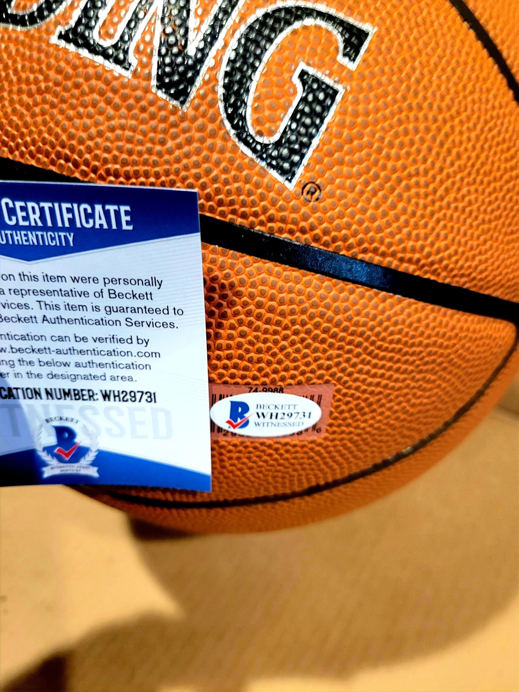 De'Aaron Fox Signed Spalding Basketball - Sacramento Kings image 2