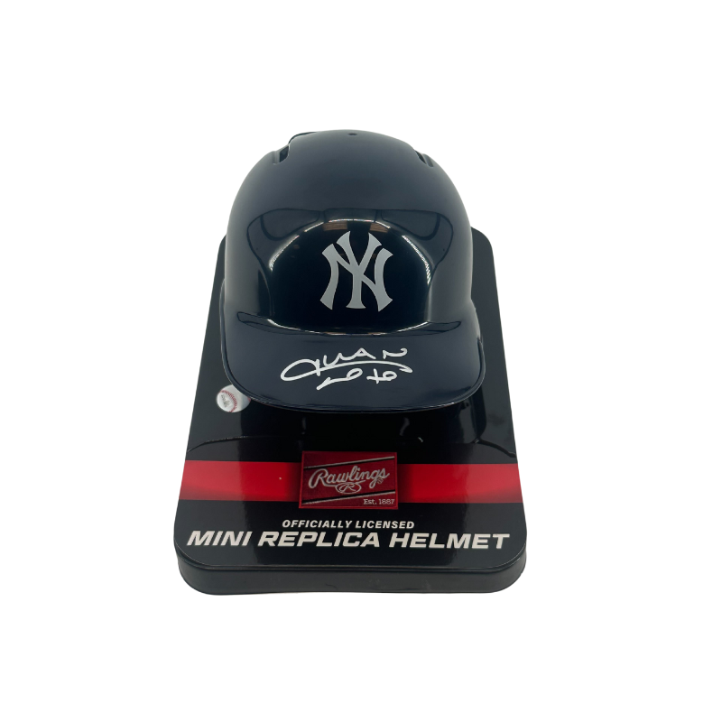 Juan Soto Signed Yankees Mini Batting Helmet - JSA image 0