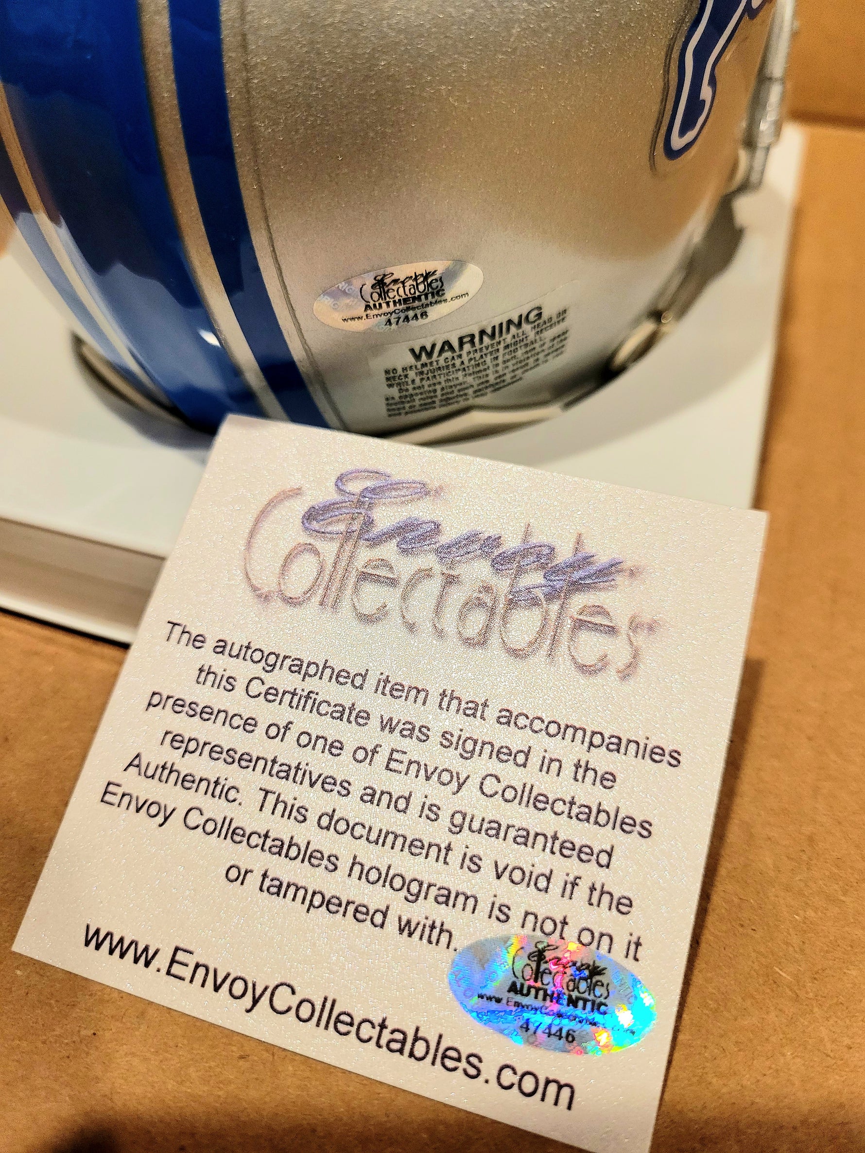Darius Slay Mini Helmet w/Inscription image 2