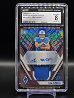 Sam LaPorta RPA Lions 2023 Phoenix #RAJ-SLP /299 - Graded CGC 8 image 0