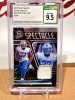 De'Andre Swift Spectra Sunday Spectacle Hyper /75 - CSG 9.5 image 0