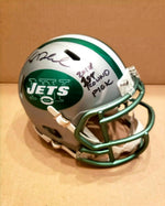 Sam Darnold NYJ Blaze Mini Helmet w/Draft Inscription image 0