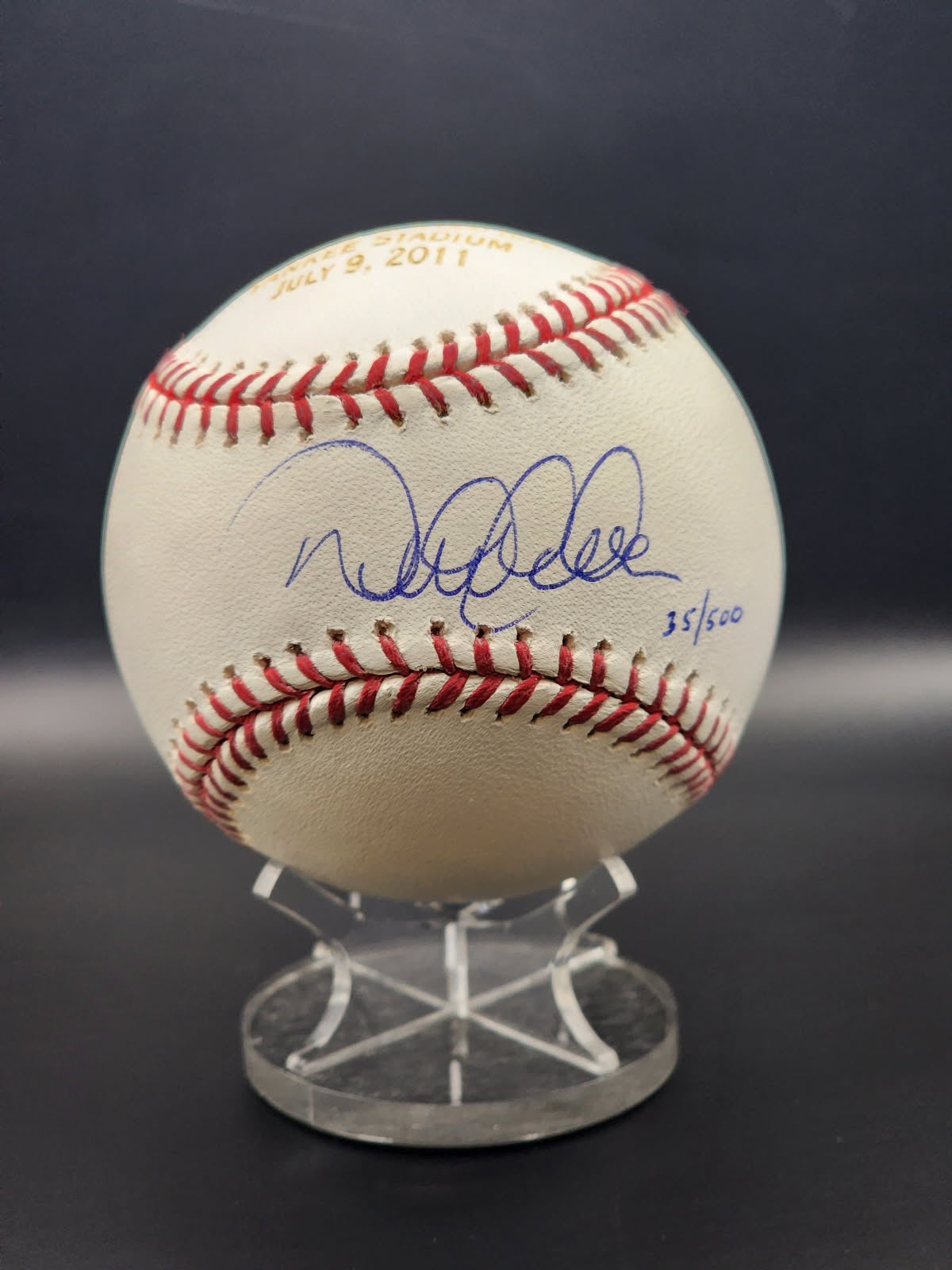 Derek Jeter Signed/Auto Laser Etched 3,000 Hit L.E. /500 ball - New York Yankees image 0