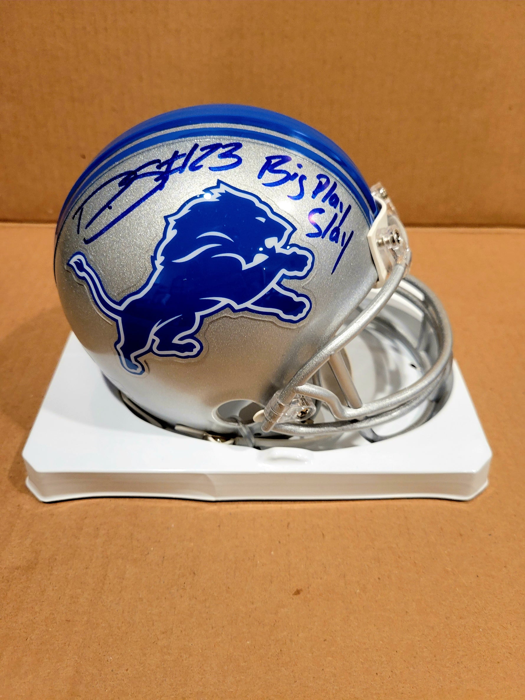 Darius Slay Mini Helmet w/Inscription image 0