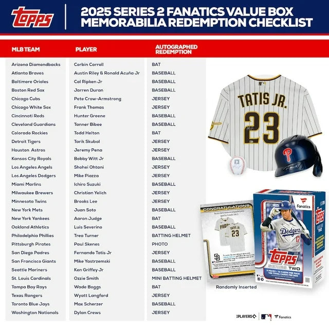 2025 MLB Topps Baseball Update Series 2 Blaster Box - Fanatics Exclusive image 2