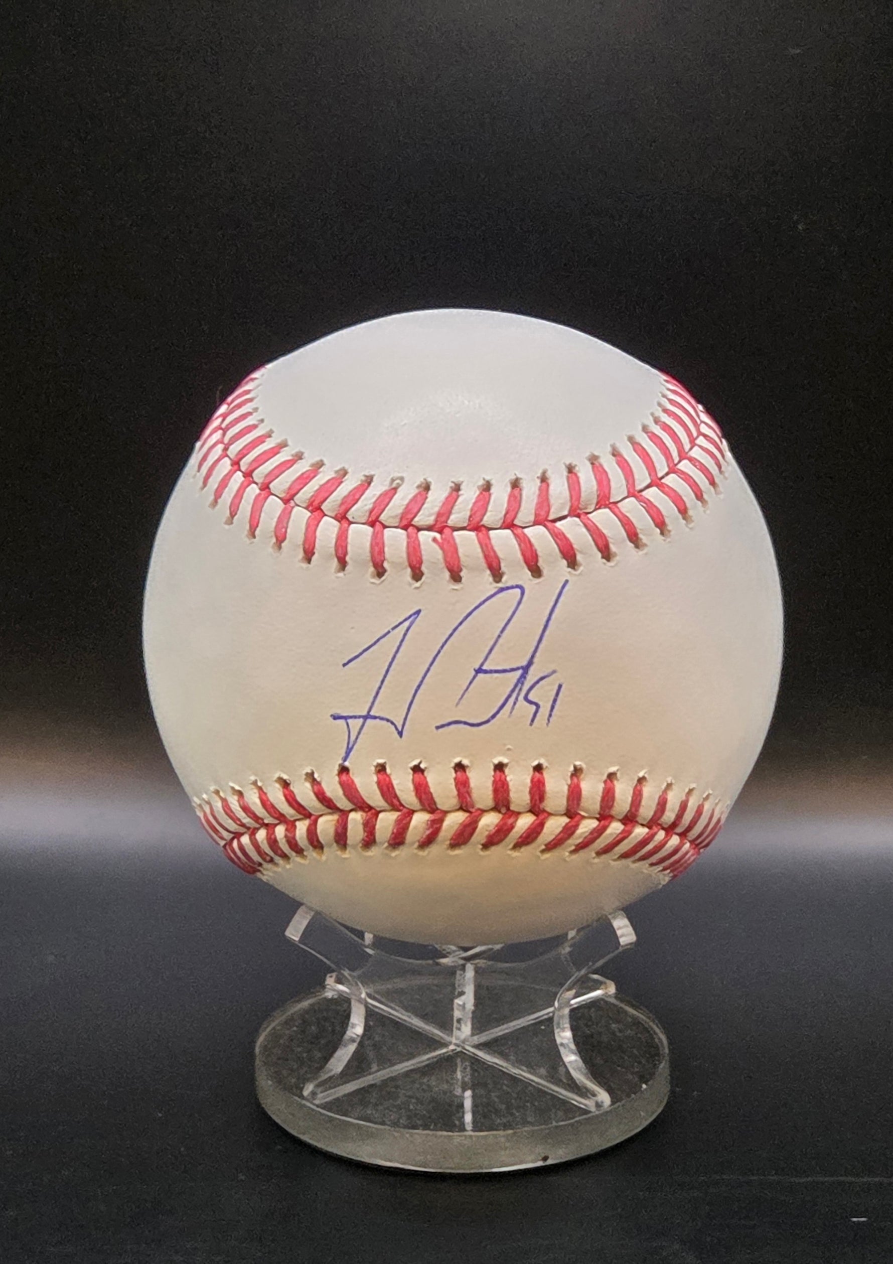 Freddy Peralta NY Mets Signed OMLB Baseball