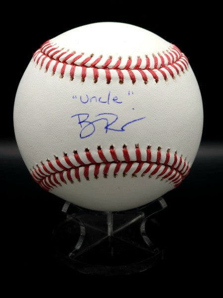 Ben Rice NY Yankees Signed OMLB Baseball with "Uncle" Inscription