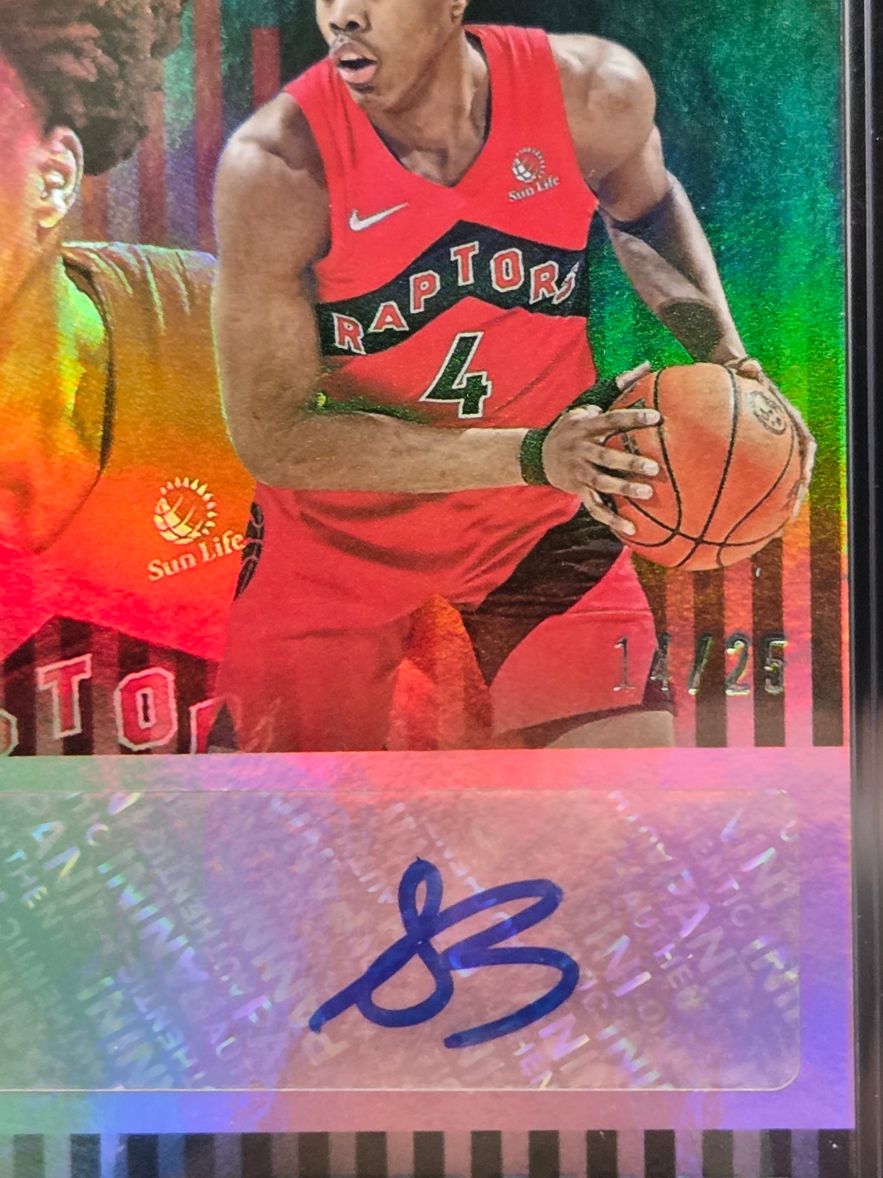 Scottie Barnes TOR Raptors RC 2021-22 Panini Illusions AUTO Emerald /25 #RS-SBT - CGC 10
