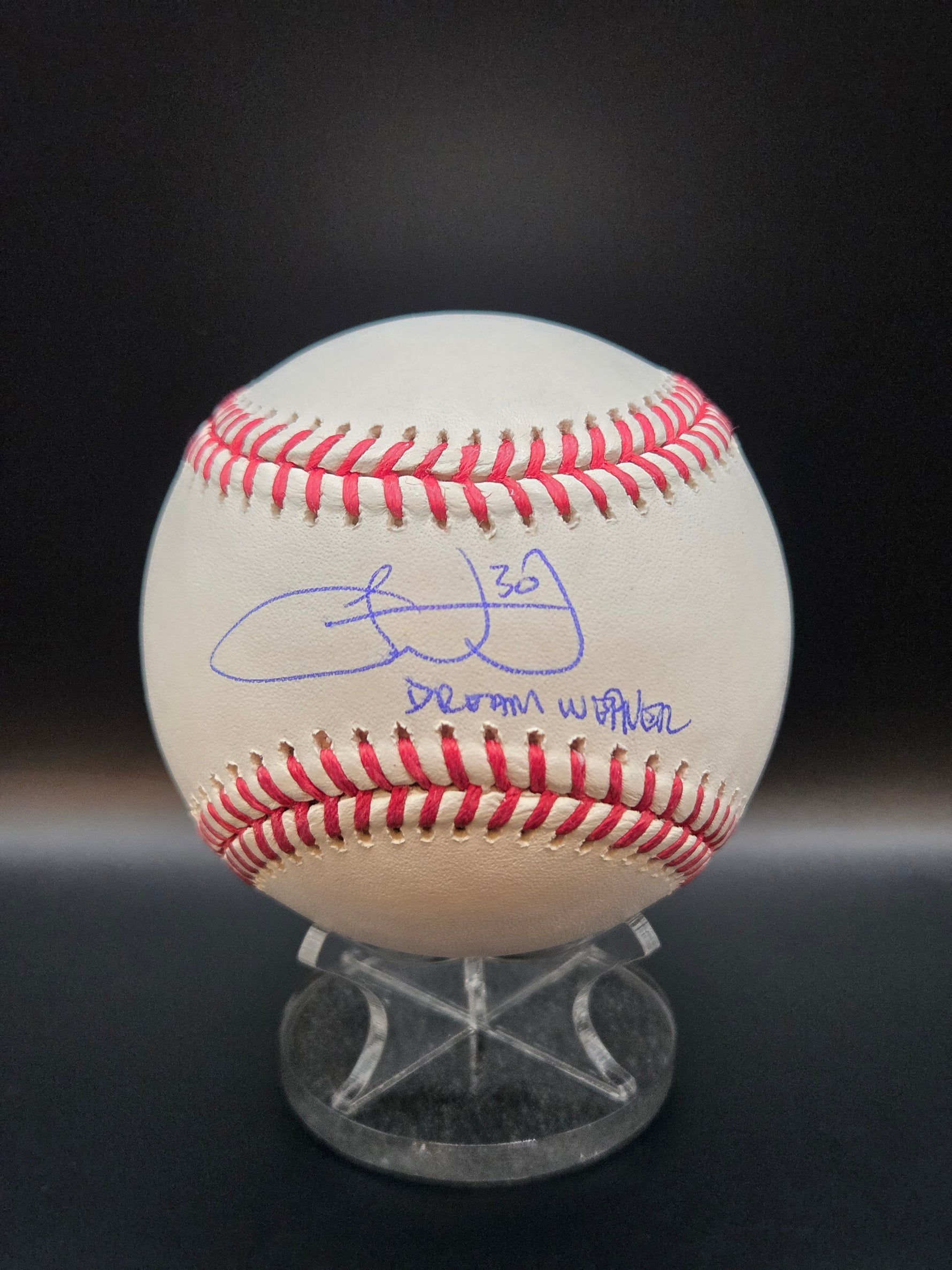 Luke Weaver NY Yankees Signed/Auto OMLB Baseball w/ Dream Weaver Inscription image 0