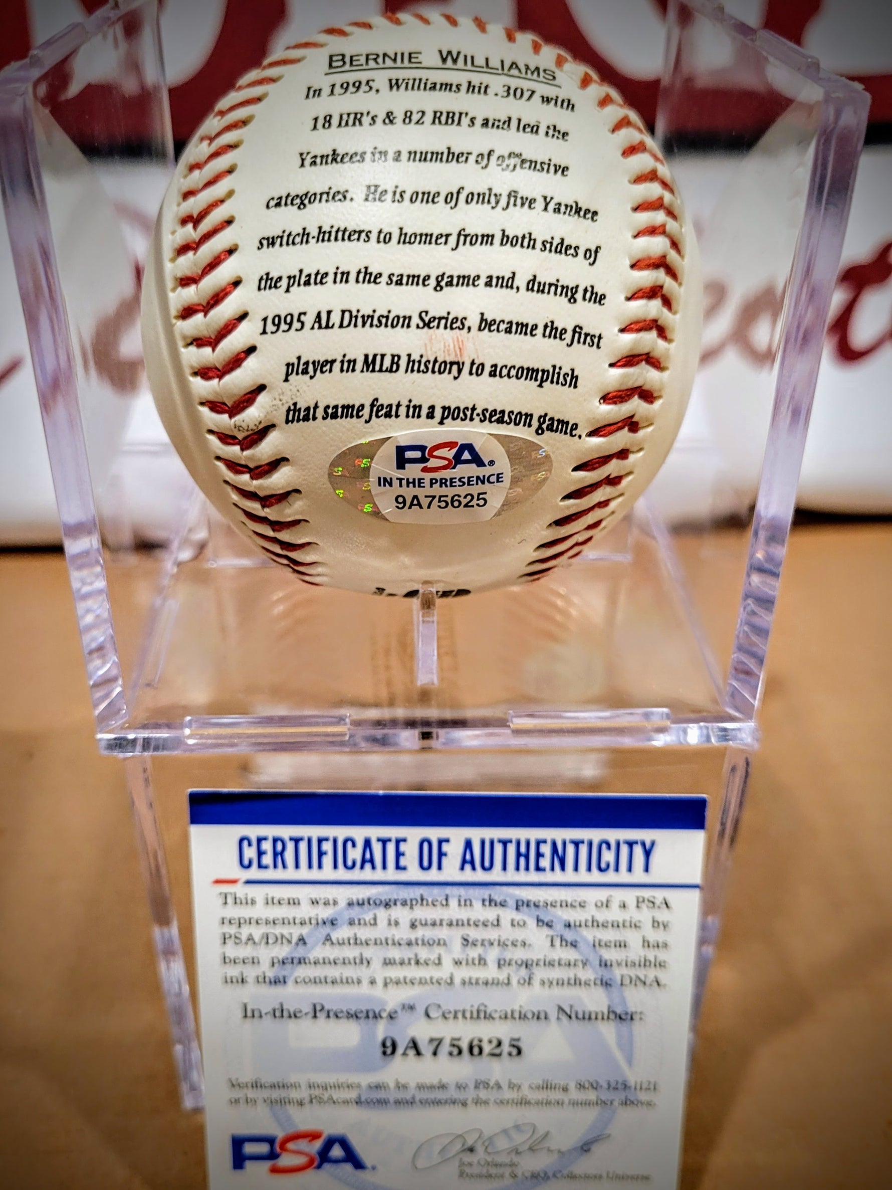 Bernie Williams Fotoball image 2