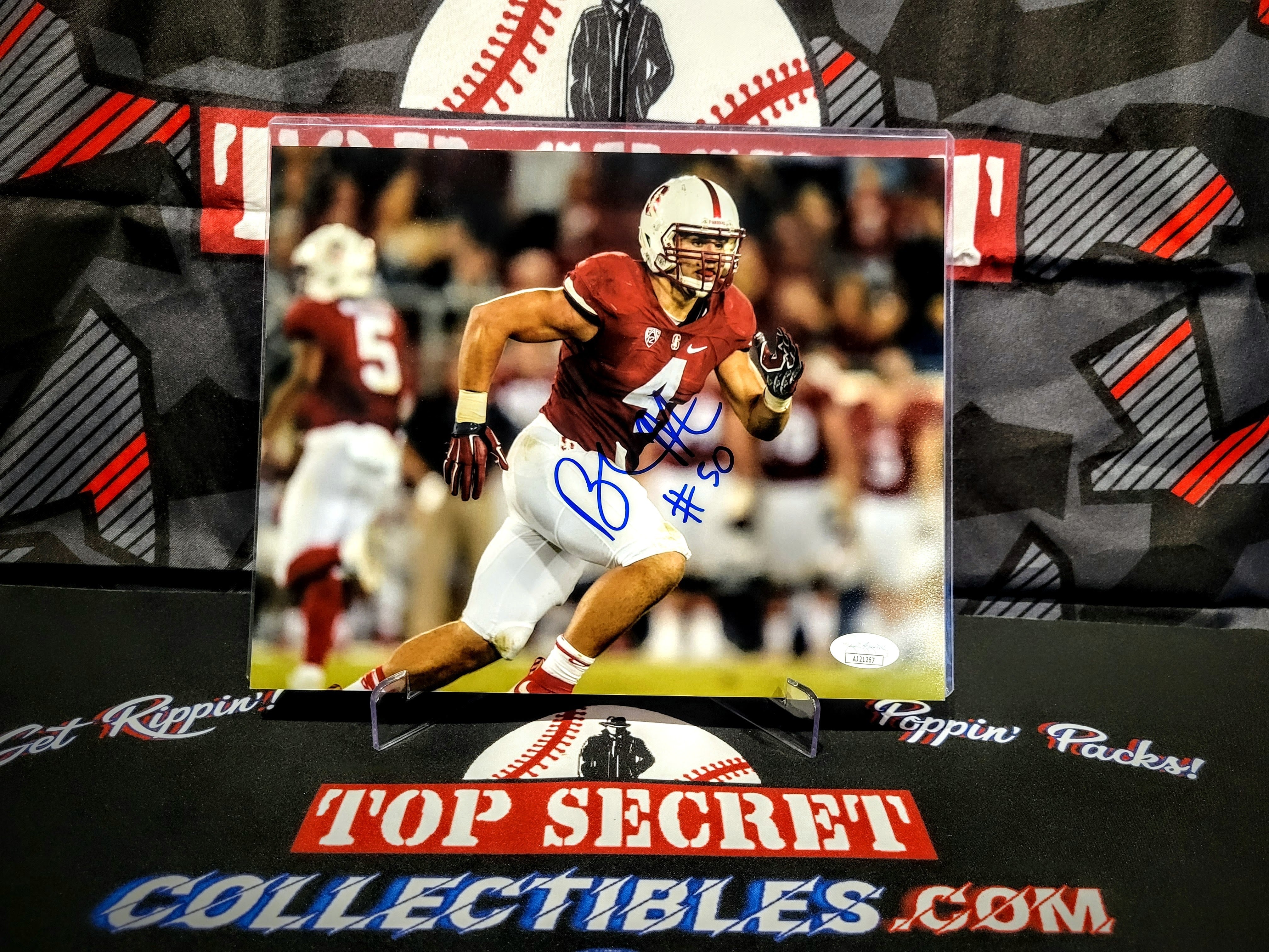 Blake Martinez Stanford Auto/Signed 8x10 - JSA COA image 0
