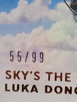 Luka Doncic Mavricks Panini Recon Blue /99 Sky's The Limit  - CSG 9 image 1