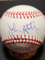 John Sterling & Suzyn Waldman w/ "Ma & Pa" Inscription OMLB - Yankees image 0